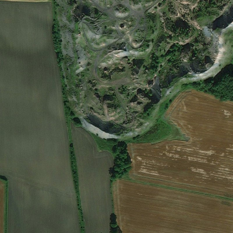 Philpstoun No.3 Mine - Aerial, courtesy National Library of Scotland