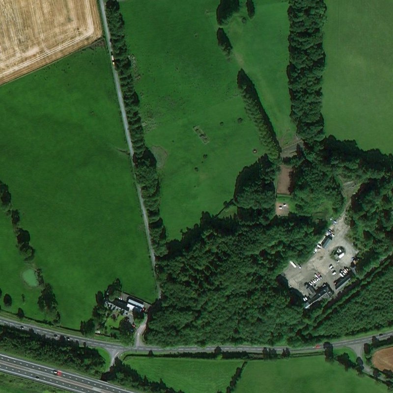 Philpstoun No.6 (Whitequarries) Mine - Aerial, courtesy National Library of Scotland