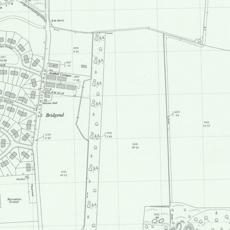 Philpstoun No.7 Mine - 1:2,500 OS map c.1955, courtesy National Library of Scotland