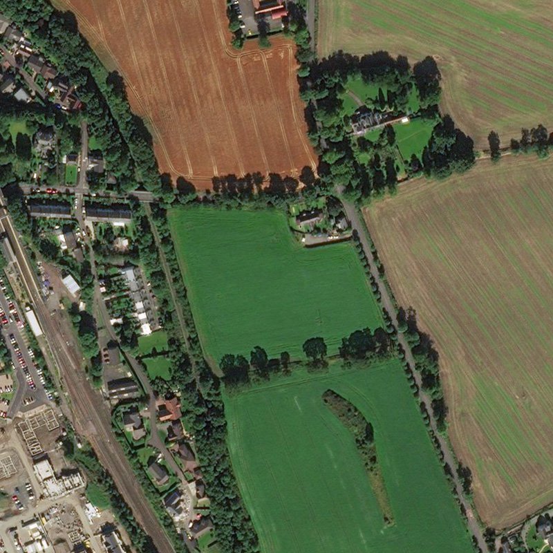 Rosshill No.1 & 2 Mines - Aerial, courtesy National Library of Scotland