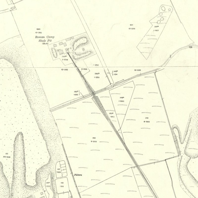 Stankards No.1 Pit - 25" OS map c.1917, courtesy National Library of Scotland