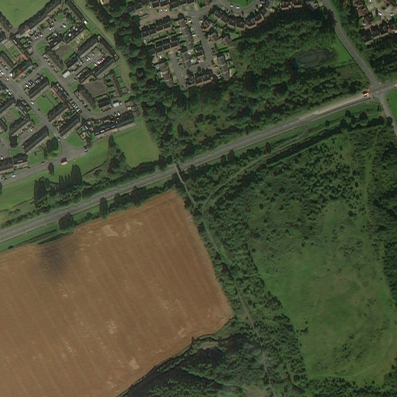 Stankards No.45 Mine - Aerial, courtesy National Library of Scotland