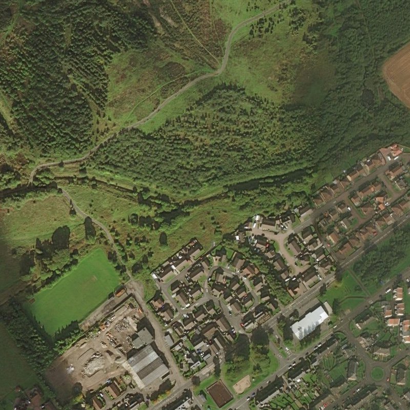 Seafield No.1 Mine - Aerial, courtesy National Library of Scotland