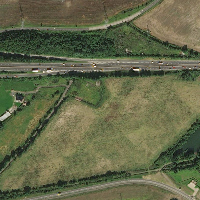 Straiton No.1 & 2 Mines - Aerial, courtesy National Library of Scotland