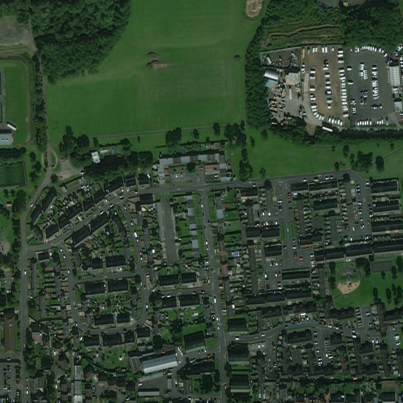 Stewartfield No.2 Pit - Aerial, courtesy National Library of Scotland