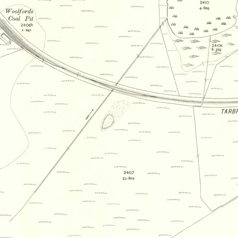 Viewfield Coal Pit - 25" OS map c.1911, courtesy National Library of Scotland