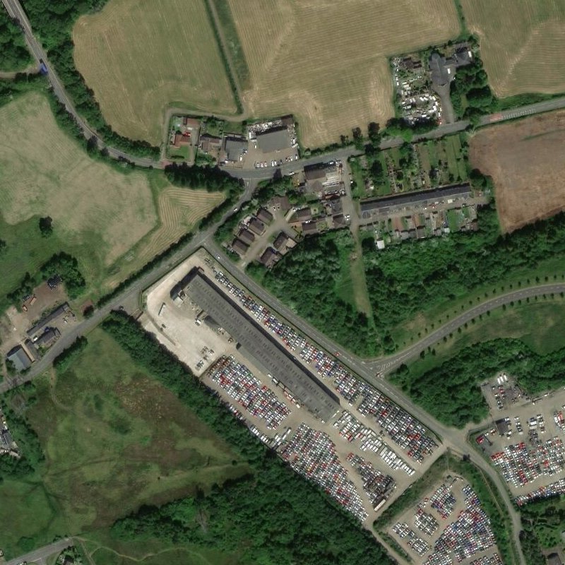 Addiewell Village, Aerial, courtesy National Library of Scotland