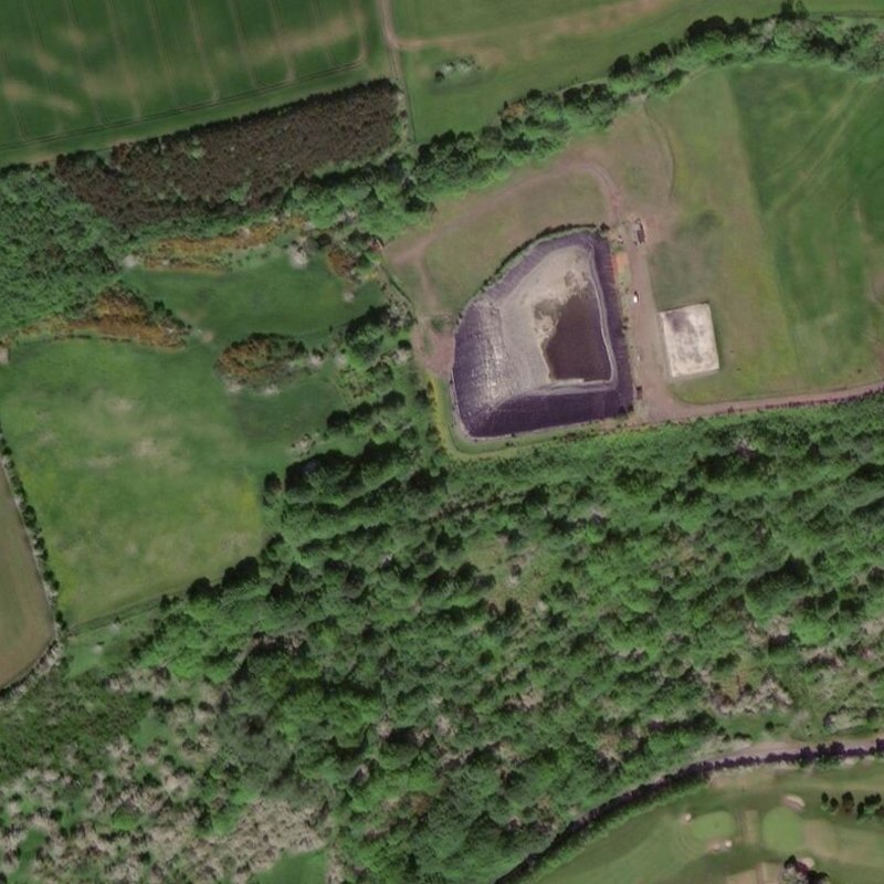 Binnend - High Village - Aerial, courtesy National Library of Scotland