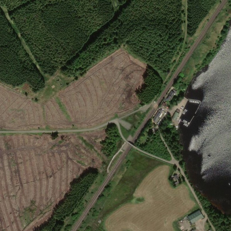 Cobbinshaw (North Village) - Aerial, courtesy National Library of Scotland