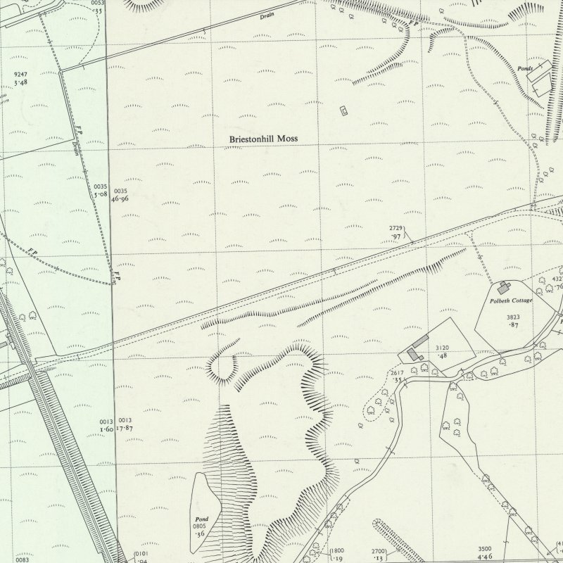 Gavieside - 1:2,500 OS map c.1895, courtesy National Library of Scotland