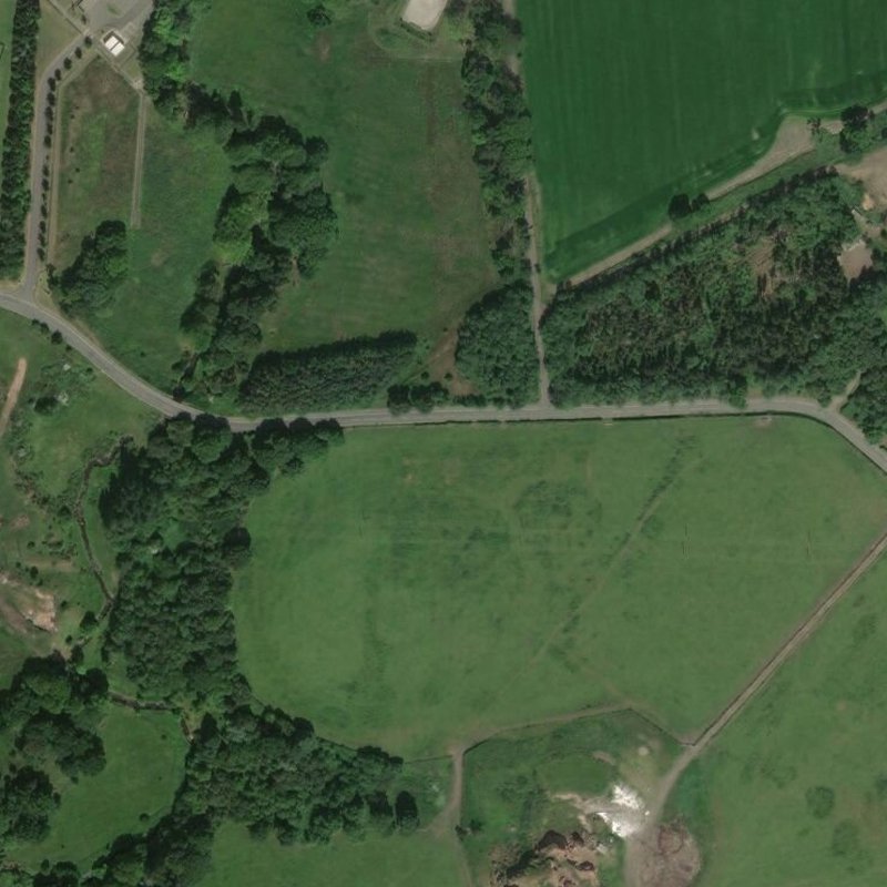 Hermand New Rows - Aerial, courtesy National Library of Scotland