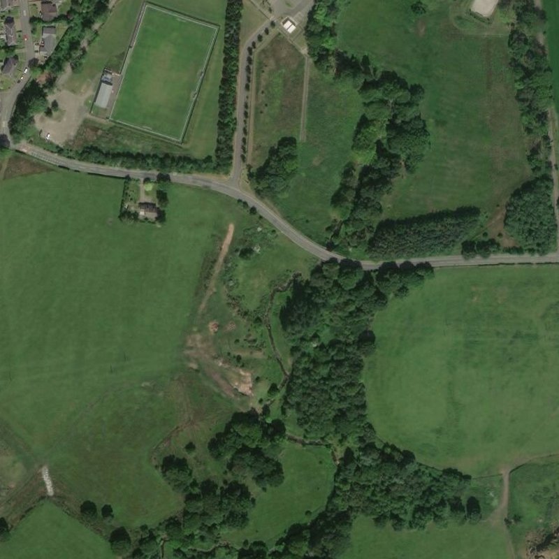 Hermand Old Rows - Aerial, courtesy National Library of Scotland