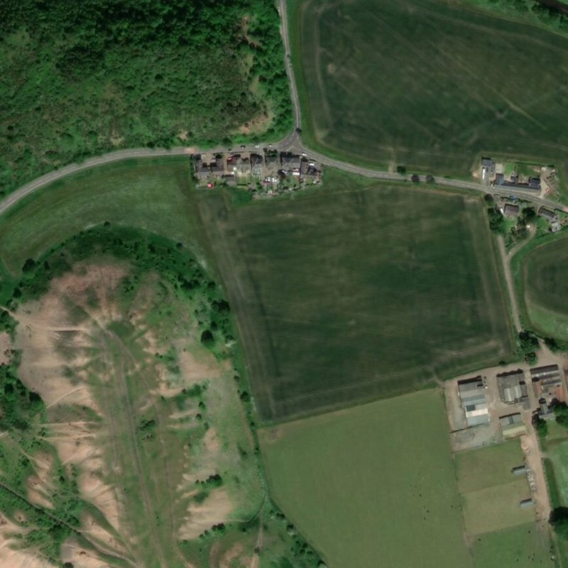 Niddry Rows - Aerial, courtesy National Library of Scotland