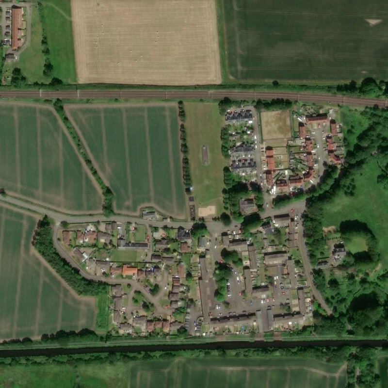 The Avenue (Philpstoun) - Aerial, courtesy National Library of Scotland