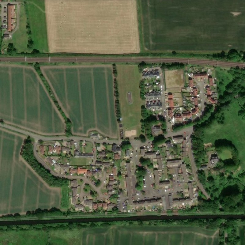 The Avenue (Philpstoun) - Aerial, courtesy National Library of Scotland