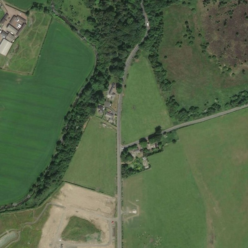 Raeburn Rows - Aerial, courtesy National Library of Scotland