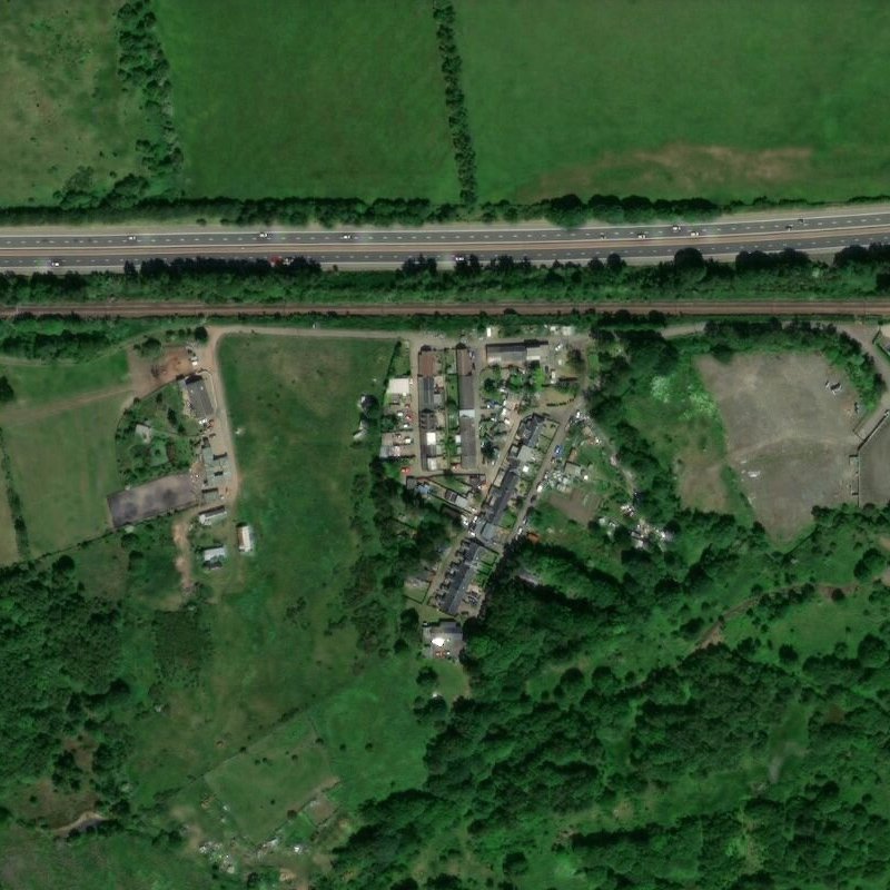 Roman Camp - Aerial, courtesy National Library of Scotland