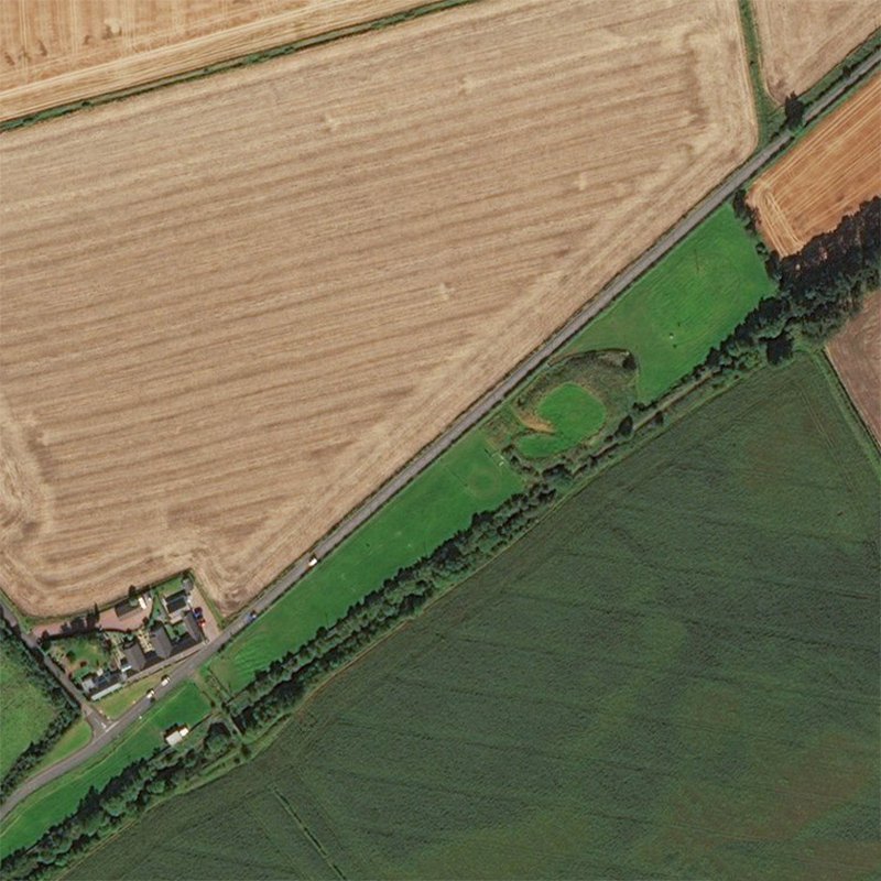 Almondhill Oil Works - Aerial, courtesy National Library of Scotland
