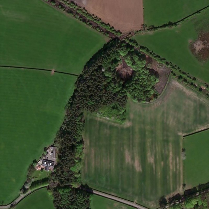 Annick Lodge Oil Works - Aerial, courtesy National Library of Scotland