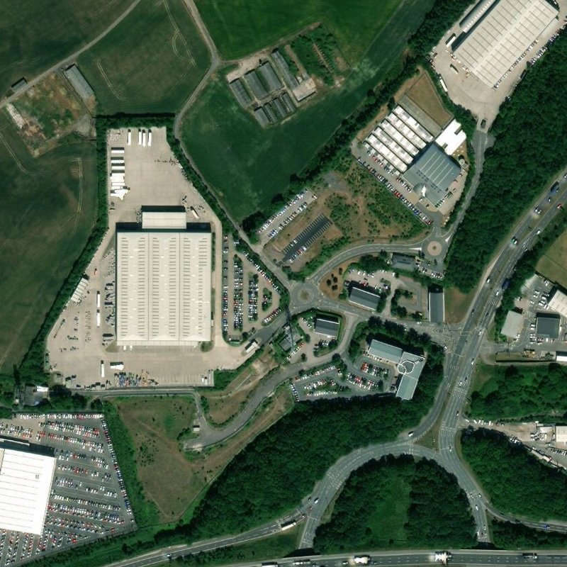 West Ardsley Oil Works, Aerial, courtesy National Library of Scotland