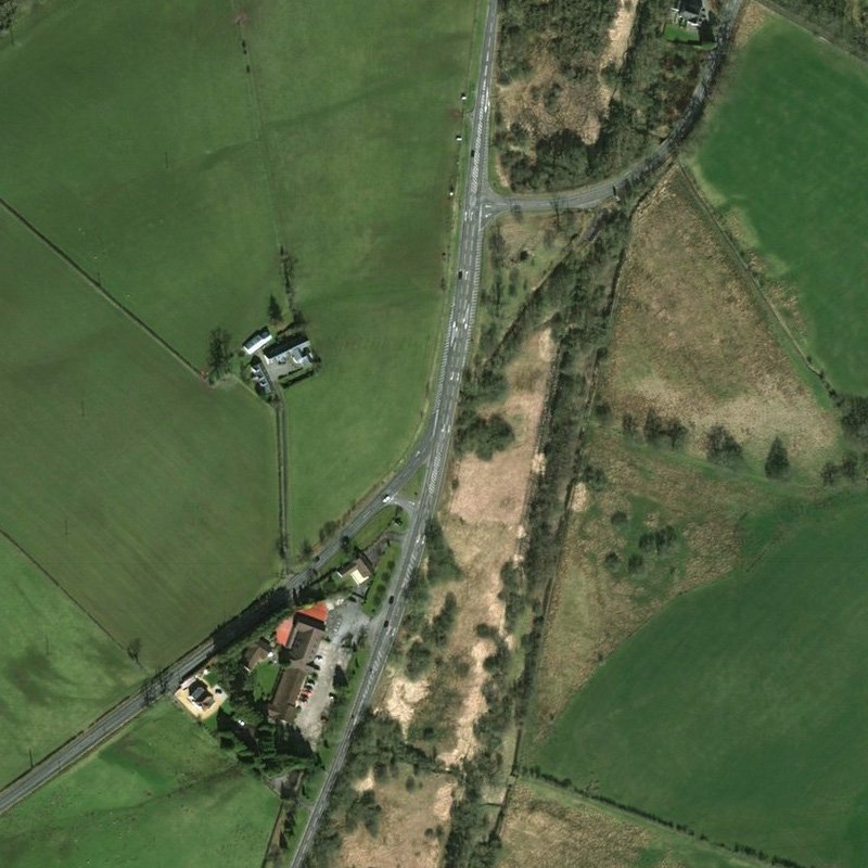 Ballat Oil Works - Aerial, courtesy National Library of Scotland