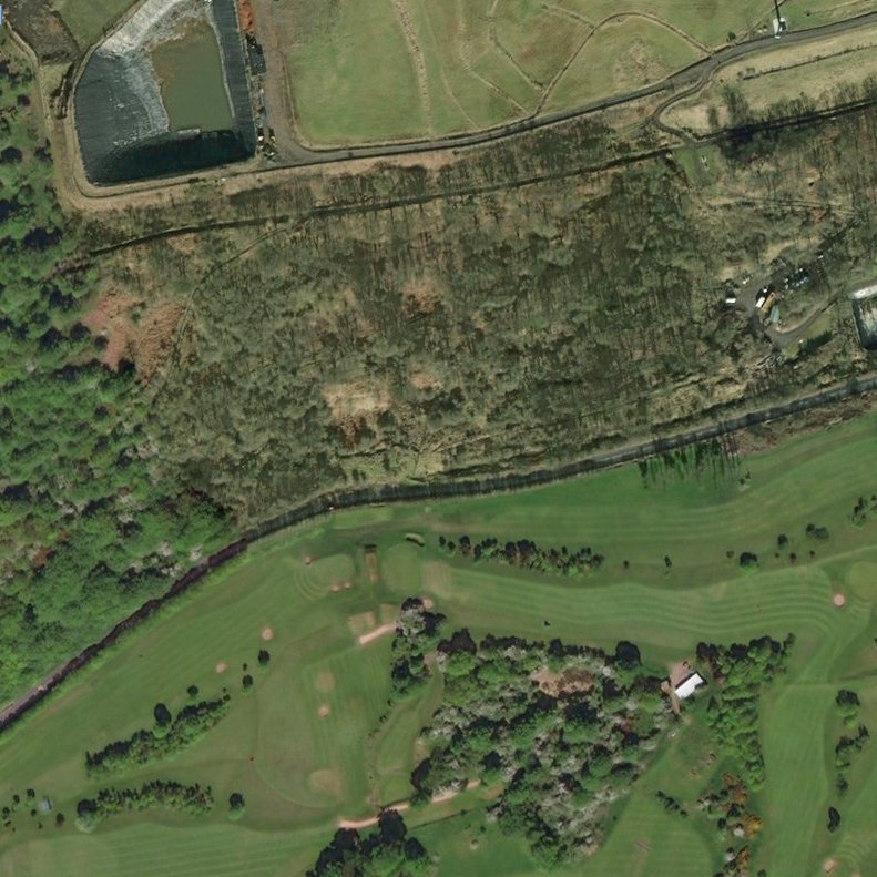 Binnend Oil Works - Aerial, courtesy National Library of Scotland