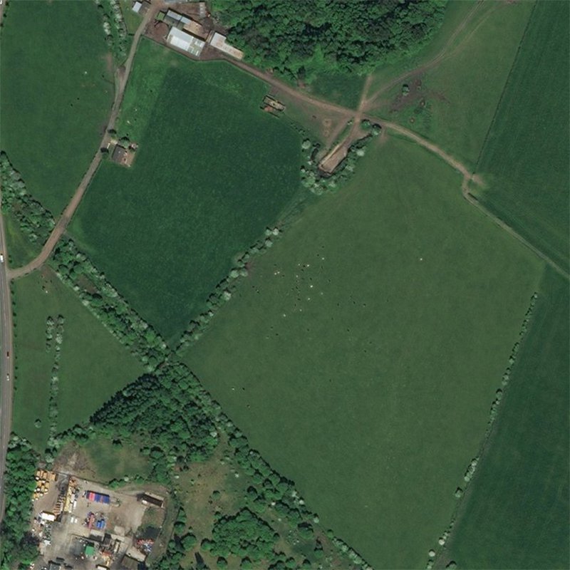 Bredisholm Oil Works - Aerial, courtesy National Library of Scotland