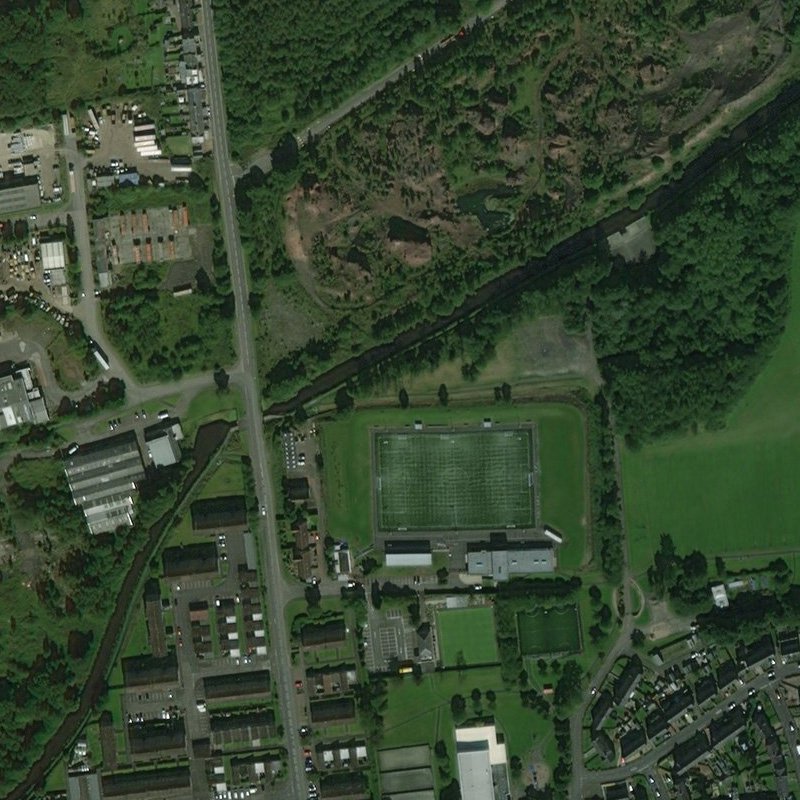 Broxburn: Buchan (or Poynter) Oil Works - Aerial, courtesy National Library of Scotland