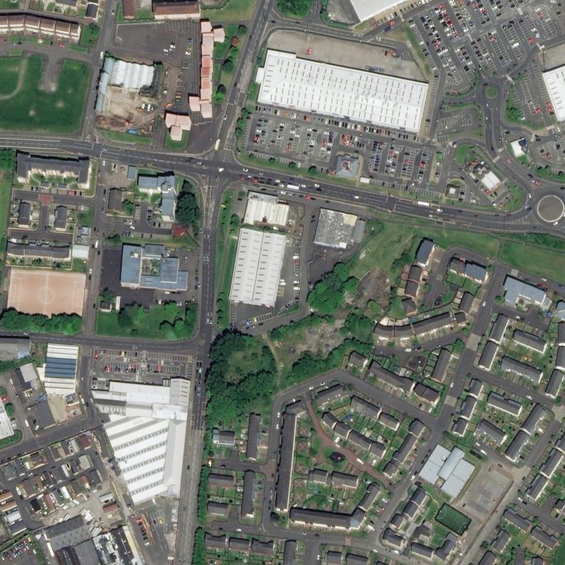 Crownpoint Oil Works - Aerial, courtesy National Library of Scotland