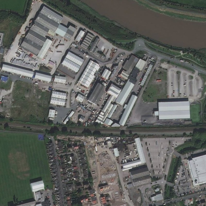Dee Oil Works - Aerial, courtesy National Library of Scotland