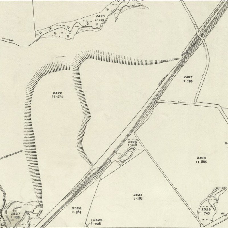 Dryflat Oil Works - 25" OS map c.1935, courtesy National Library of Scotland