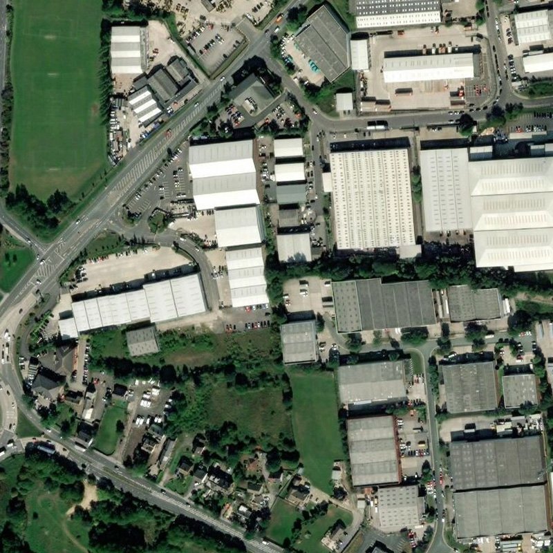 Gildersome Oil Works, Aerial, courtesy National Library of Scotland