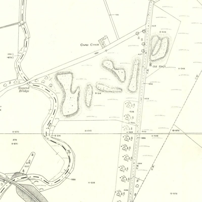 Grange (aka Charlesfield) Oil Works - 25" OS map c.1917, courtesy National Library of Scotland