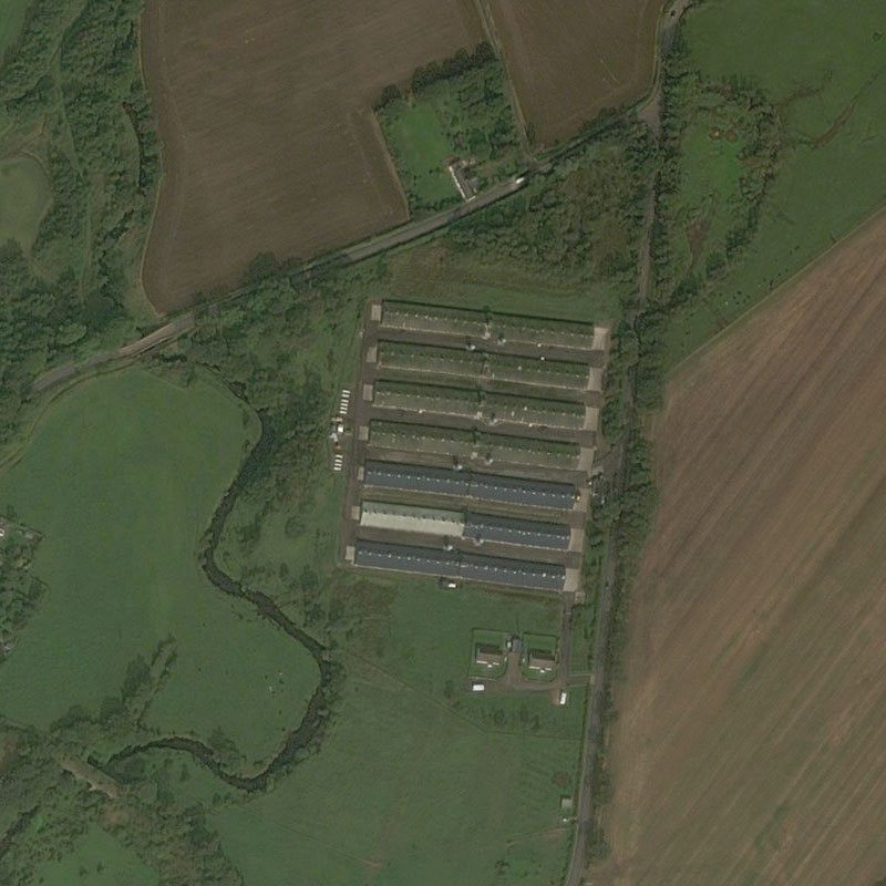 Grange (aka Charlesfield) Oil Works - Aerial, courtesy National Library of Scotland