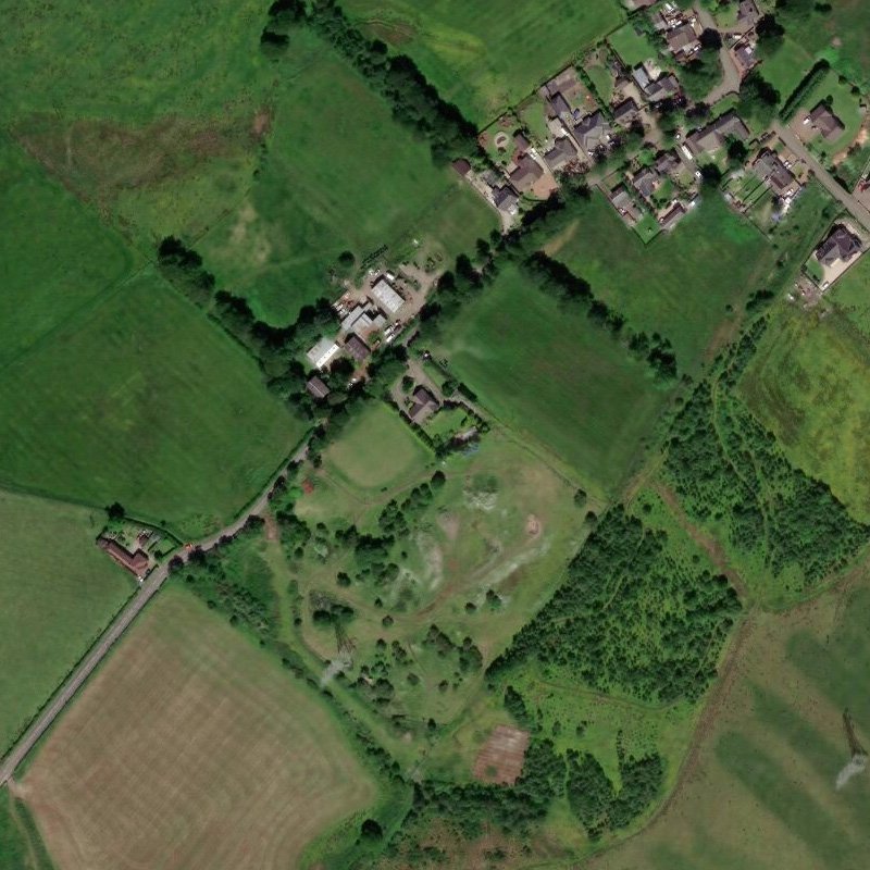 Hareshaw Oil Works - Aerial, courtesy National Library of Scotland