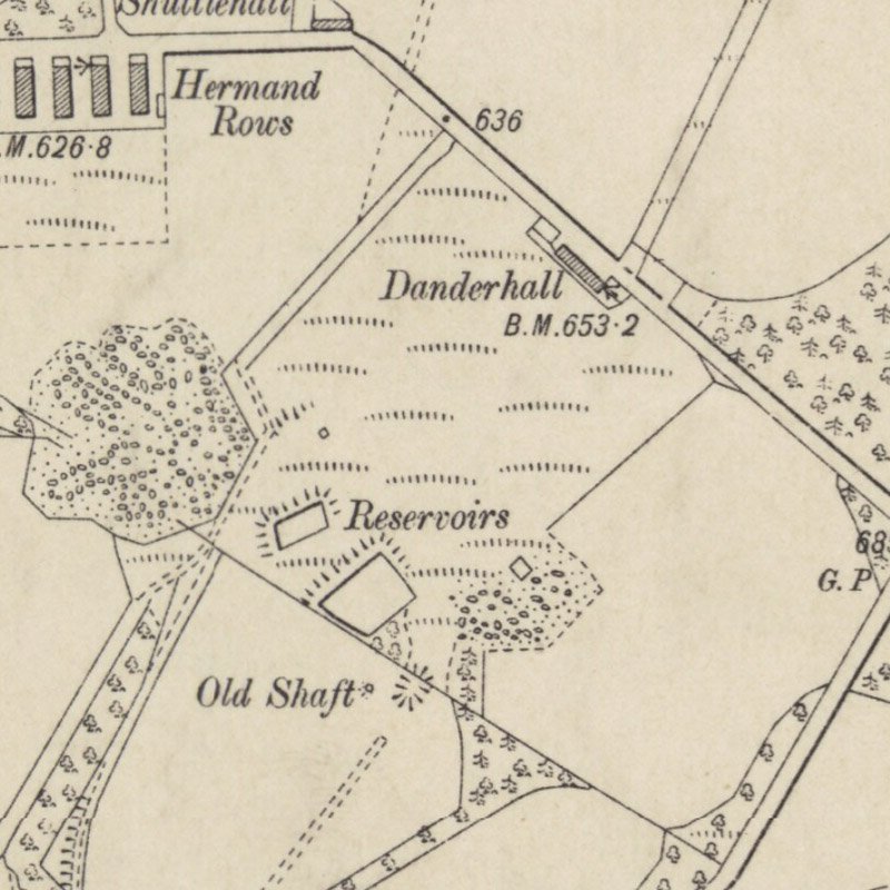 Hermand Oil Works - 25" OS map c.1905, courtesy National Library of Scotland