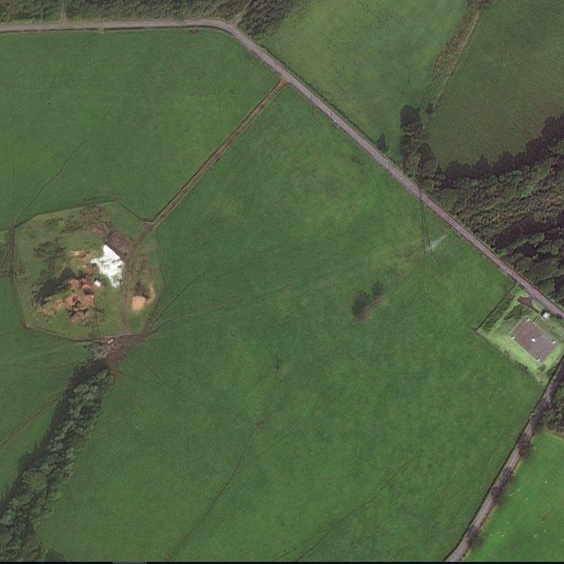 Hermand Oil Works - Aerial, courtesy National Library of Scotland