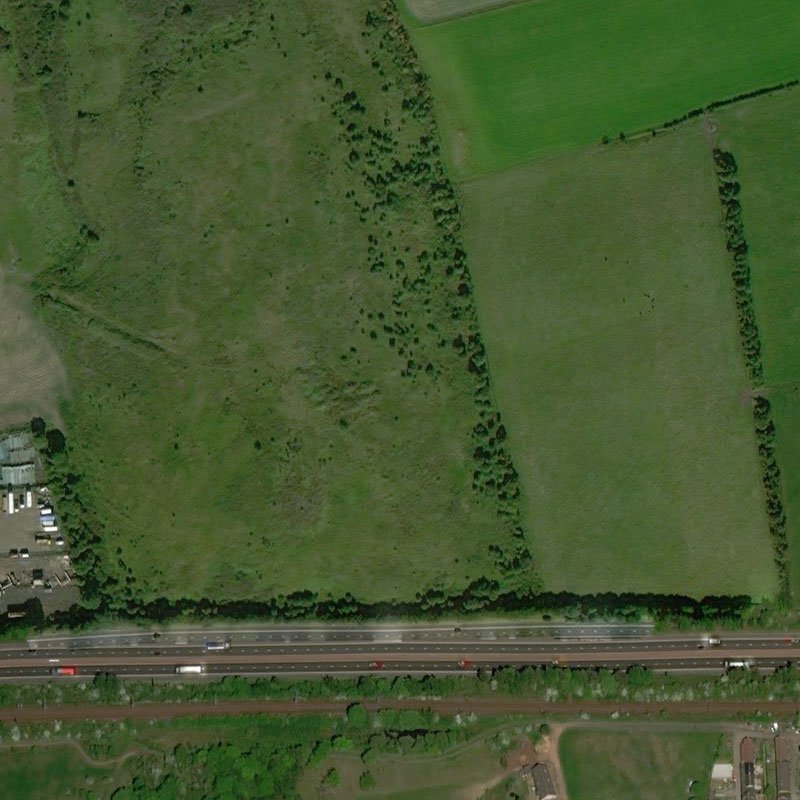 Holmes Oil Works - Aerial, courtesy National Library of Scotland