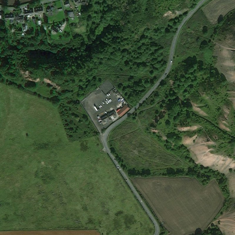 Hopetoun Oil Works - Aerial, courtesy National Library of Scotland