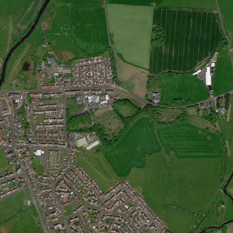 Hurlford Oil Works - Aerial, courtesy National Library of Scotland