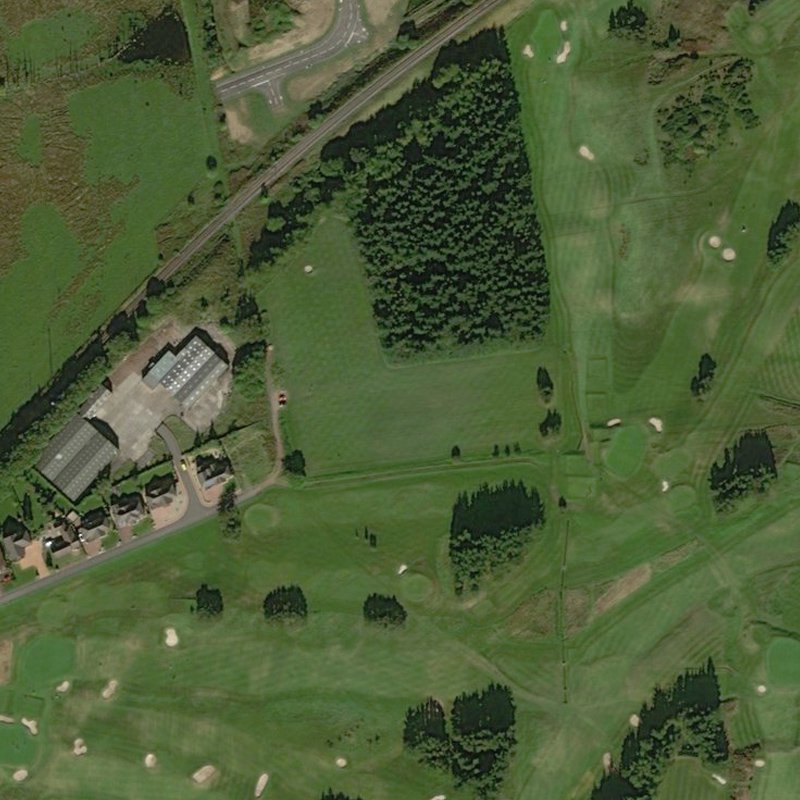 Lanark (aka Lanarkmoor) Oil Works - Aerial, courtesy National Library of Scotland