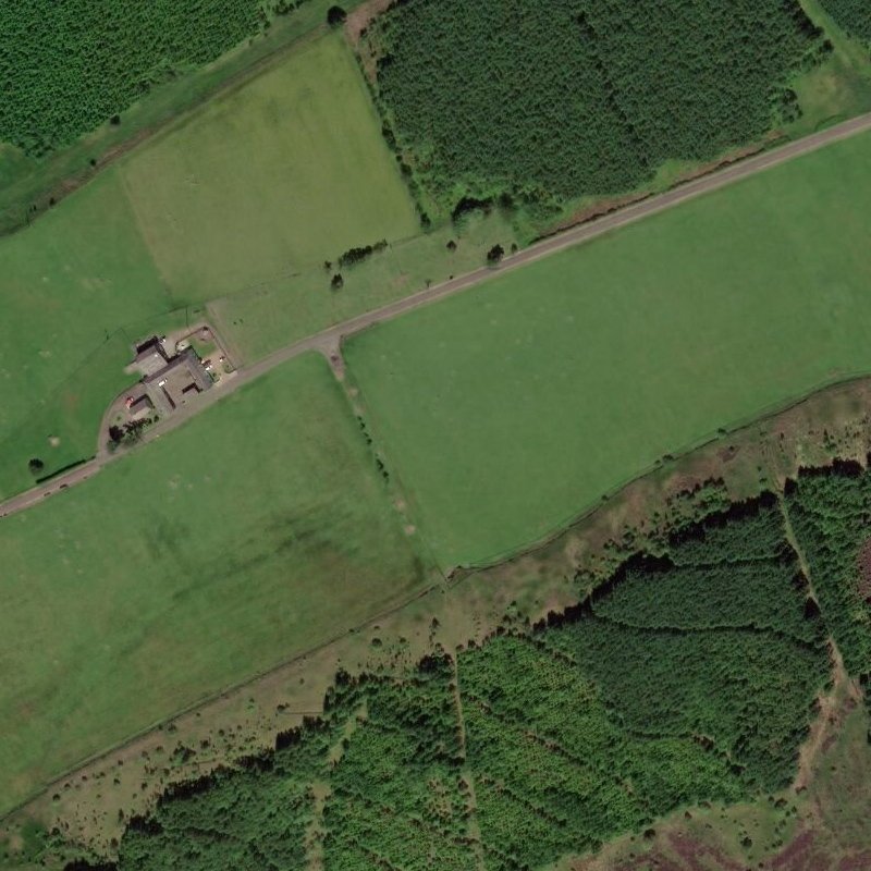 Longrigg Oil Works - Aerial, courtesy National Library of Scotland