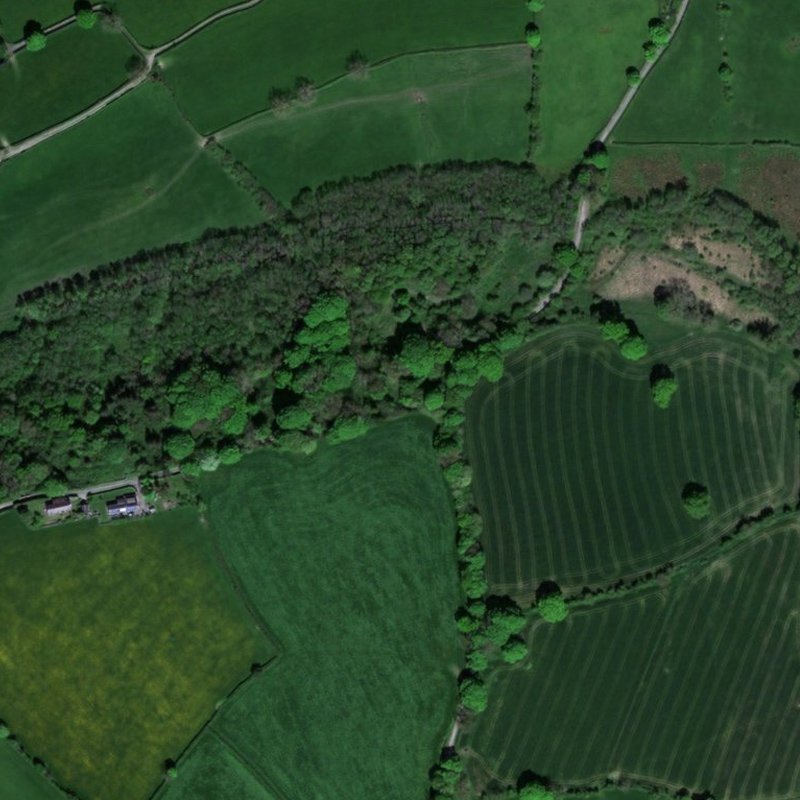 Plas-Ym-Mhowys Oil Works - Aerial, courtesy National Library of Scotland