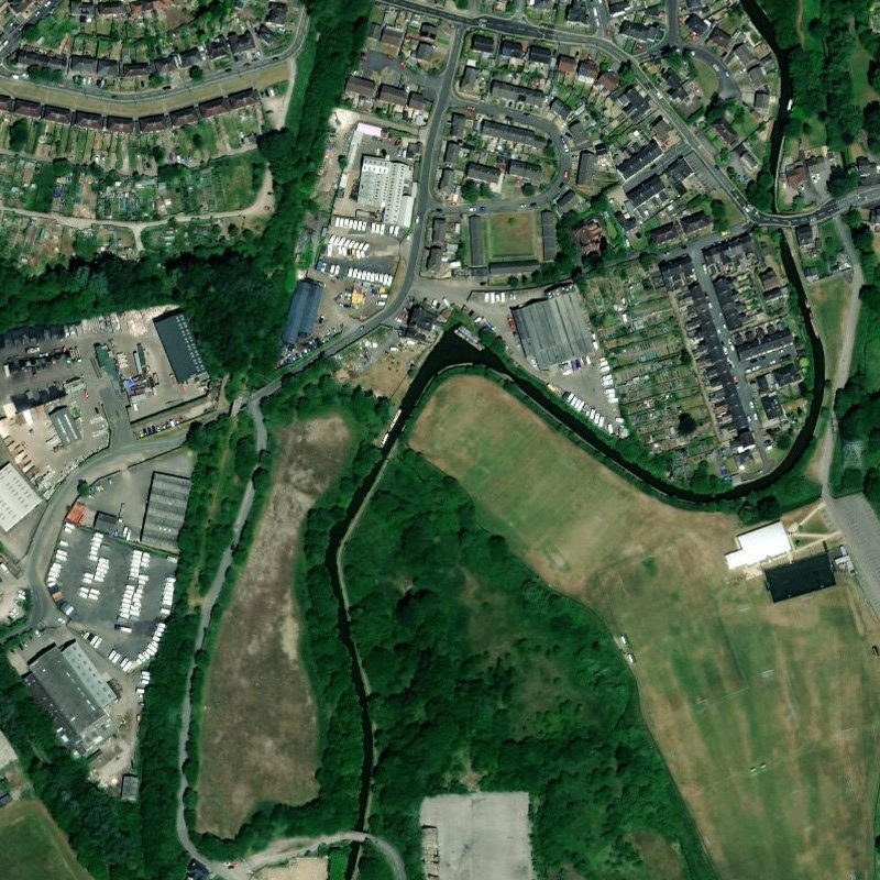 Milton Oil Works, Aerial, courtesy National Library of Scotland