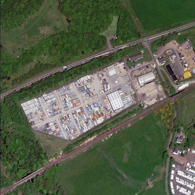 Oakbank Oil Works - Aerial, courtesy National Library of Scotland