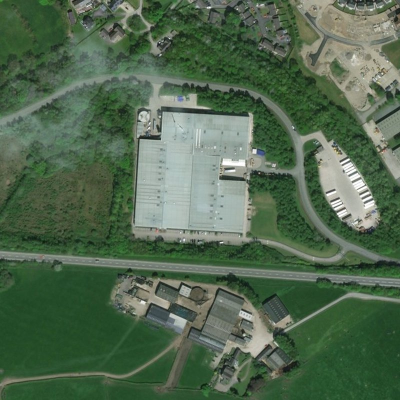 Oak Pits Oil Works - Aerial, courtesy National Library of Scotland