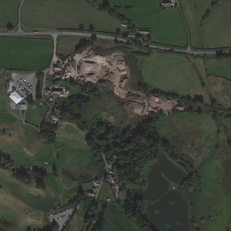 Padeswood Oil Works - Aerial, courtesy National Library of Scotland