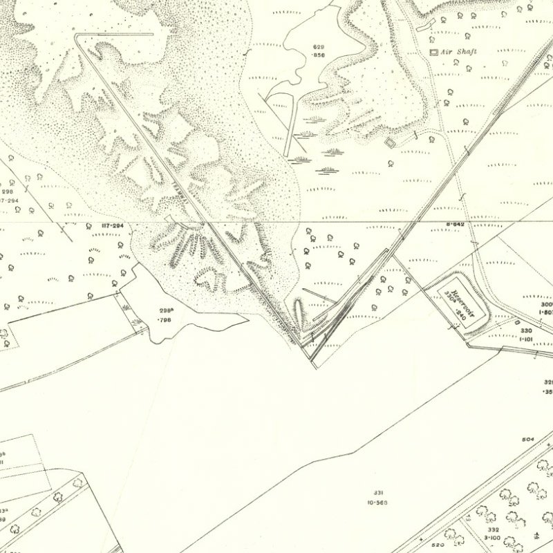 Seafield Oil Works - 25" OS map c.1915, courtesy National Library of Scotland