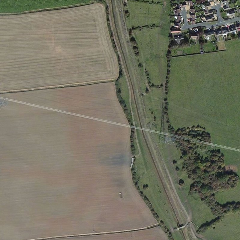 West Winch No.1 & 2 pits - Aerial, courtesy National Library of Scotland