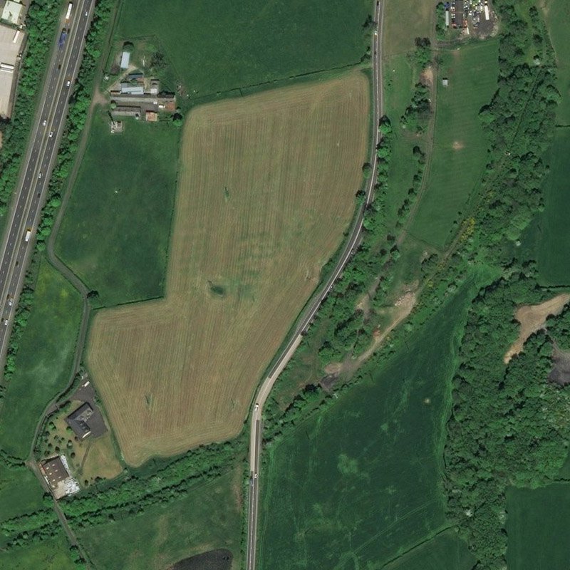 Shawsburn Oil Works - Aerial, courtesy National Library of Scotland